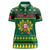 Personalized Portugal Christmas Women Polo Shirt Emblem With Flag Style - Wonder Print Shop