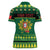 Personalized Portugal Christmas Women Polo Shirt Emblem With Flag Style - Wonder Print Shop