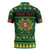 Personalized Portugal Christmas Zipper Polo Shirt Emblem With Flag Style - Wonder Print Shop