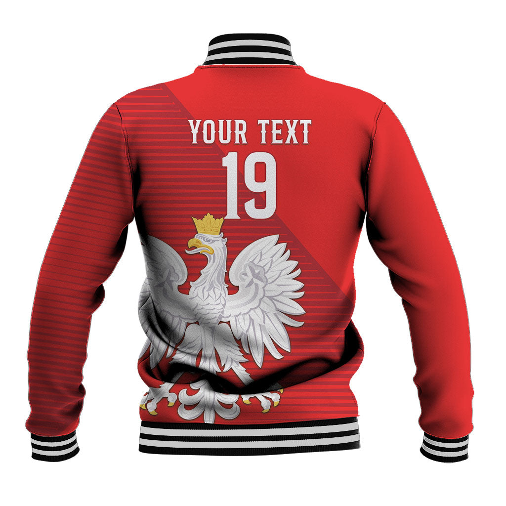 Custom Poland Football Baseball Jacket Go Bialo-Czerwoni Champions Red