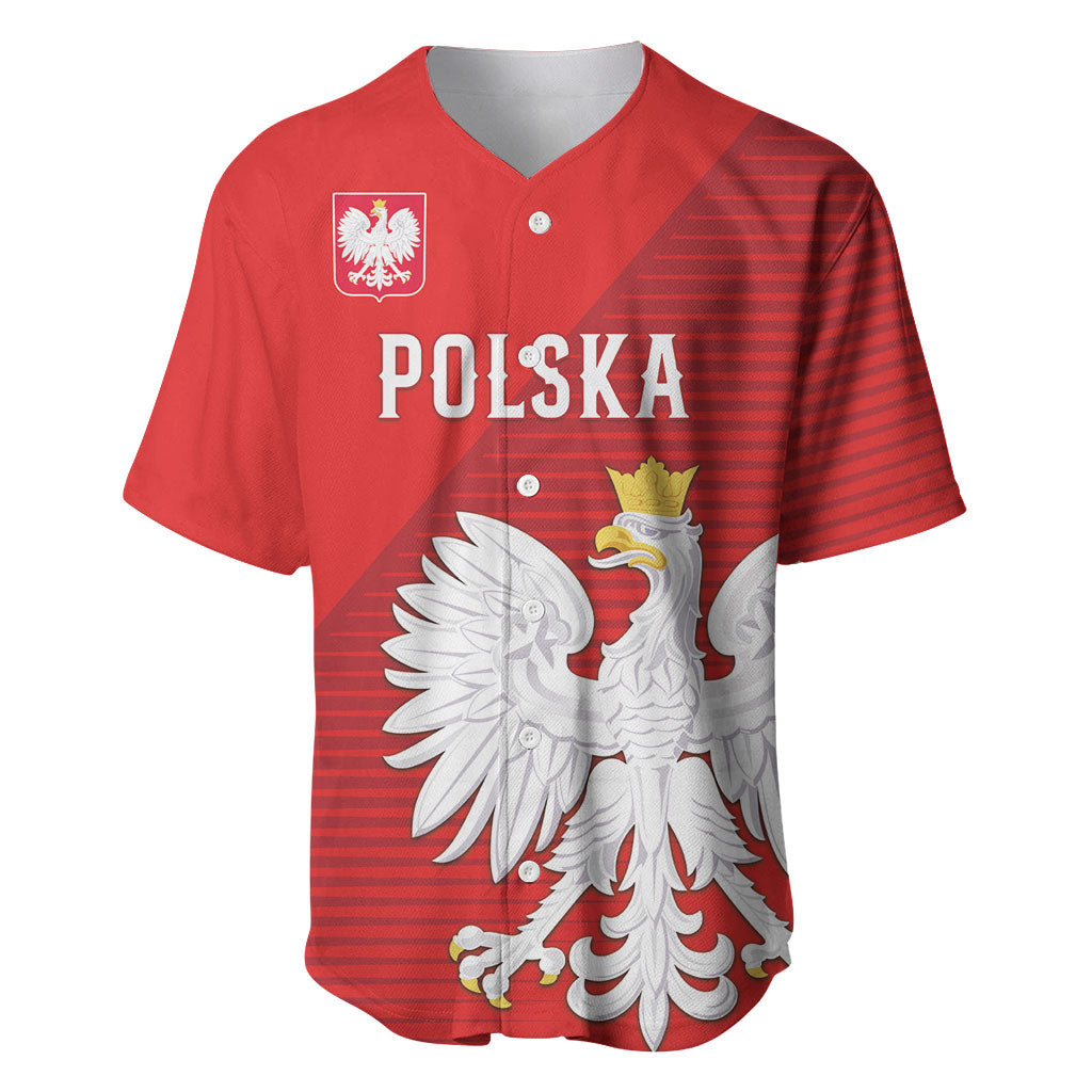 Custom Poland Football Baseball Jersey Go Bialo-Czerwoni Champions Red