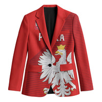 Custom Poland Football Blazer Go Bialo-Czerwoni Champions Red