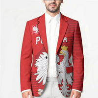 Custom Poland Football Blazer Go Bialo-Czerwoni Champions Red