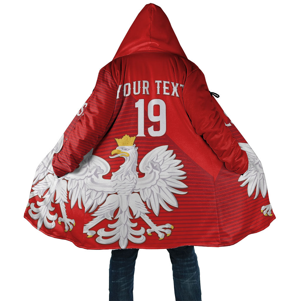 Custom Poland Football Cloak Go Bialo-Czerwoni Champions Red