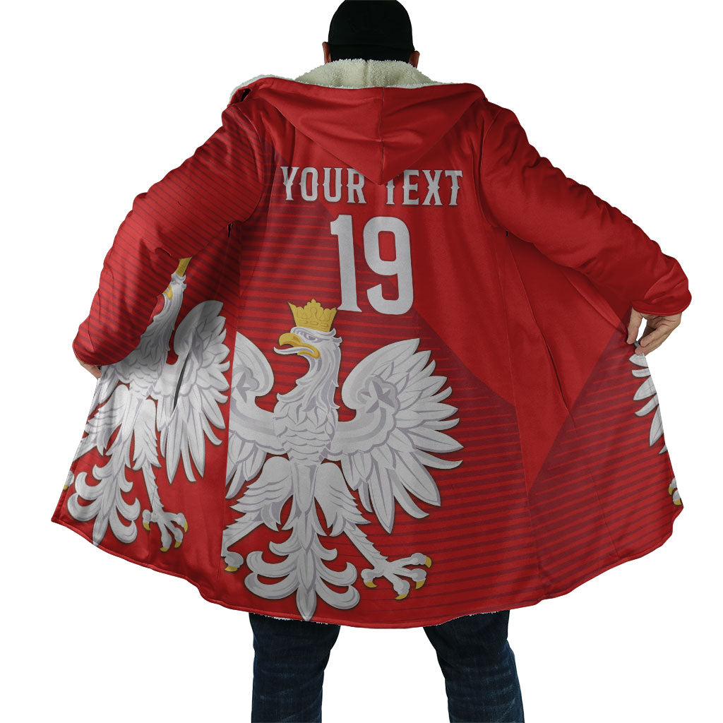 Custom Poland Football Cloak Go Bialo-Czerwoni Champions Red