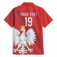 Custom Poland Football Hawaiian Shirt Go Bialo-Czerwoni Champions Red