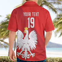 Custom Poland Football Hawaiian Shirt Go Bialo-Czerwoni Champions Red