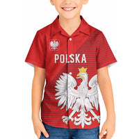 Custom Poland Football Hawaiian Shirt Go Bialo-Czerwoni Champions Red