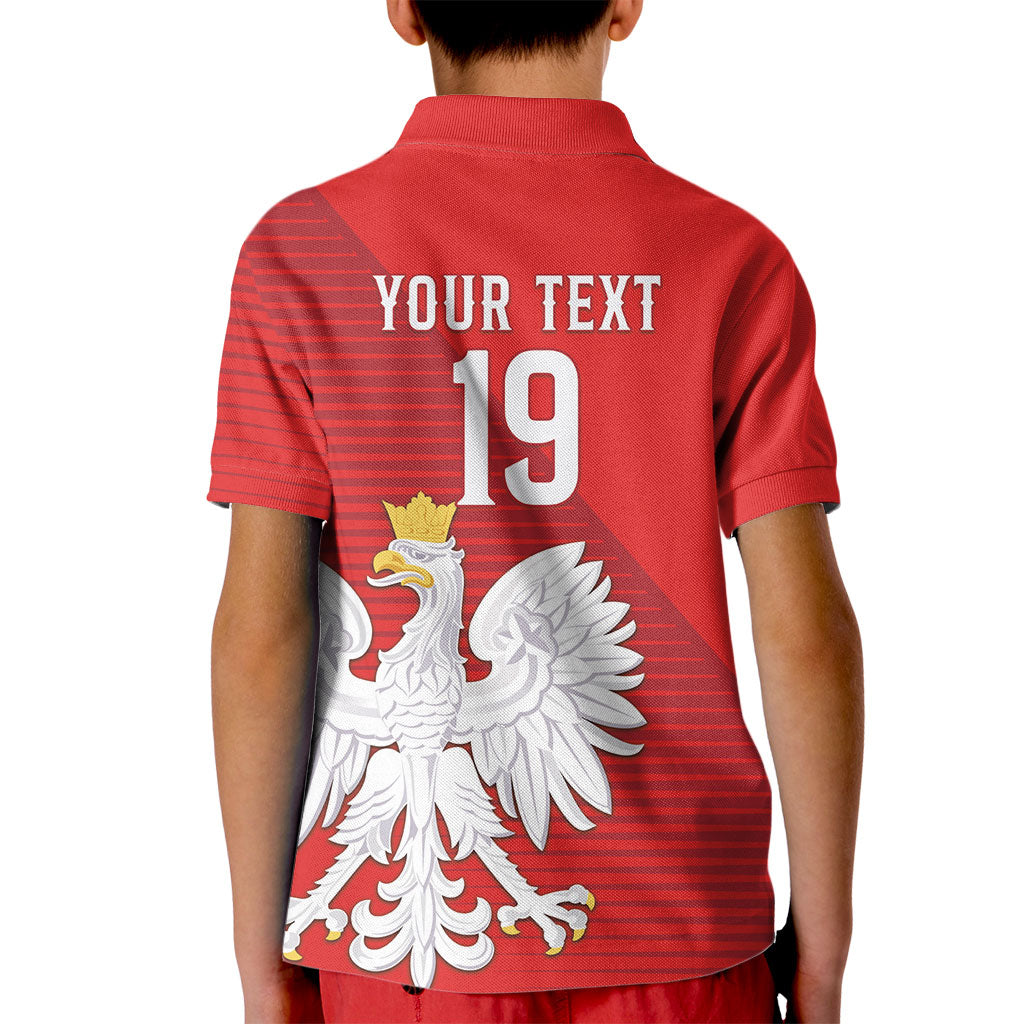 Custom Poland Football Kid Polo Shirt Go Bialo-Czerwoni Champions Red