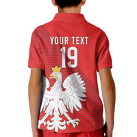 Custom Poland Football Kid Polo Shirt Go Bialo-Czerwoni Champions Red