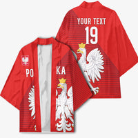 Custom Poland Football Kimono Go Bialo-Czerwoni Champions Red