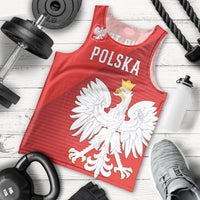 Custom Poland Football Men Tank Top Go Bialo-Czerwoni Champions Red