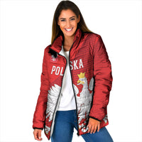 Custom Poland Football Padded Jacket Go Bialo-Czerwoni Champions Red