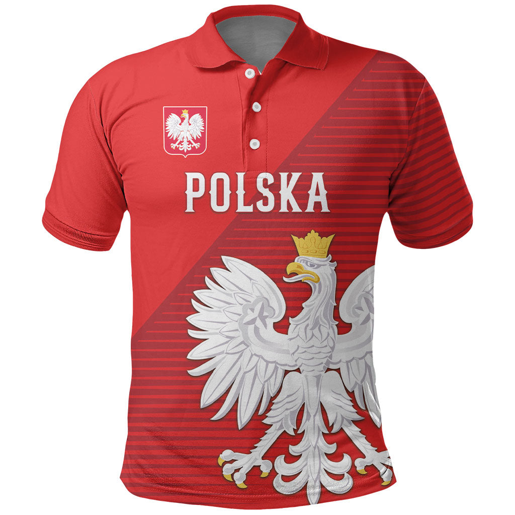 Custom Poland Football Polo Shirt Go Bialo-Czerwoni Champions Red
