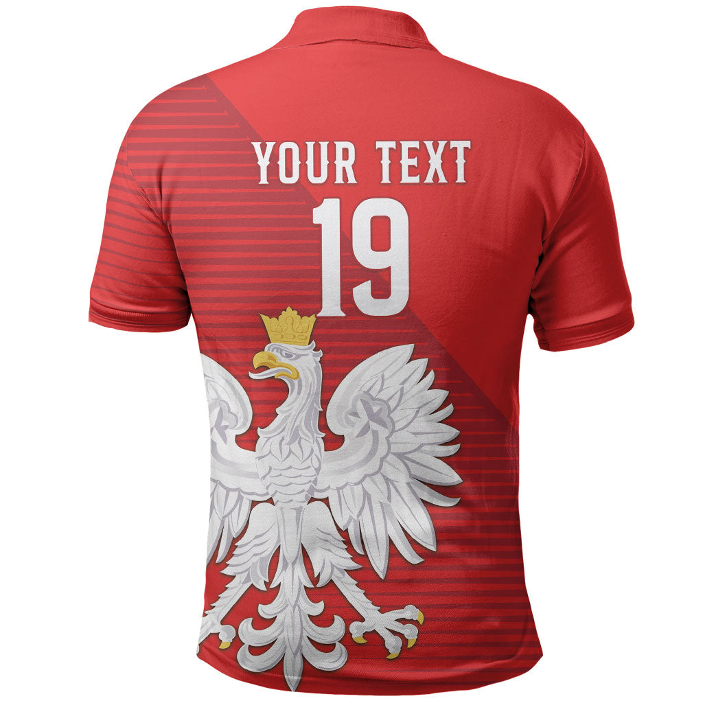 Custom Poland Football Polo Shirt Go Bialo-Czerwoni Champions Red