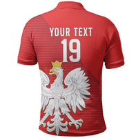 Custom Poland Football Polo Shirt Go Bialo-Czerwoni Champions Red