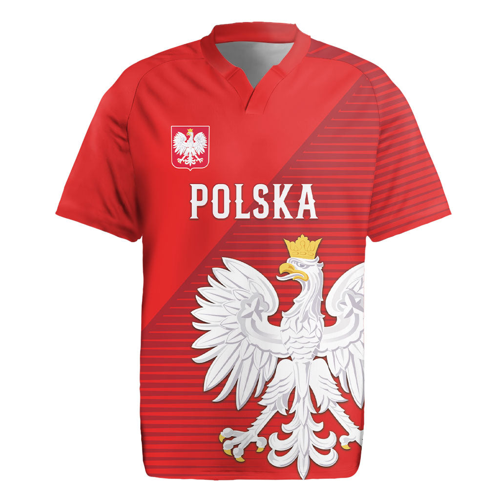Custom Poland Football Rugby Jersey Go Bialo-Czerwoni Champions Red