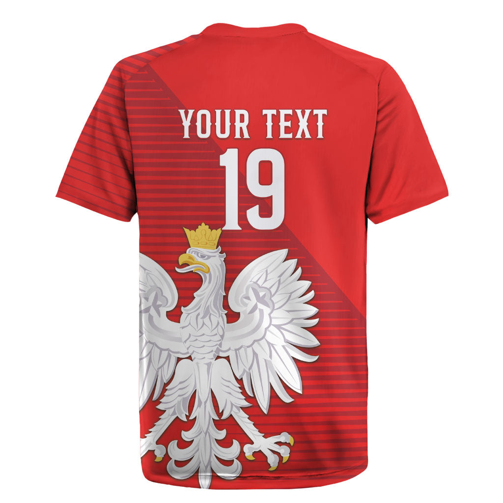 Custom Poland Football Rugby Jersey Go Bialo-Czerwoni Champions Red