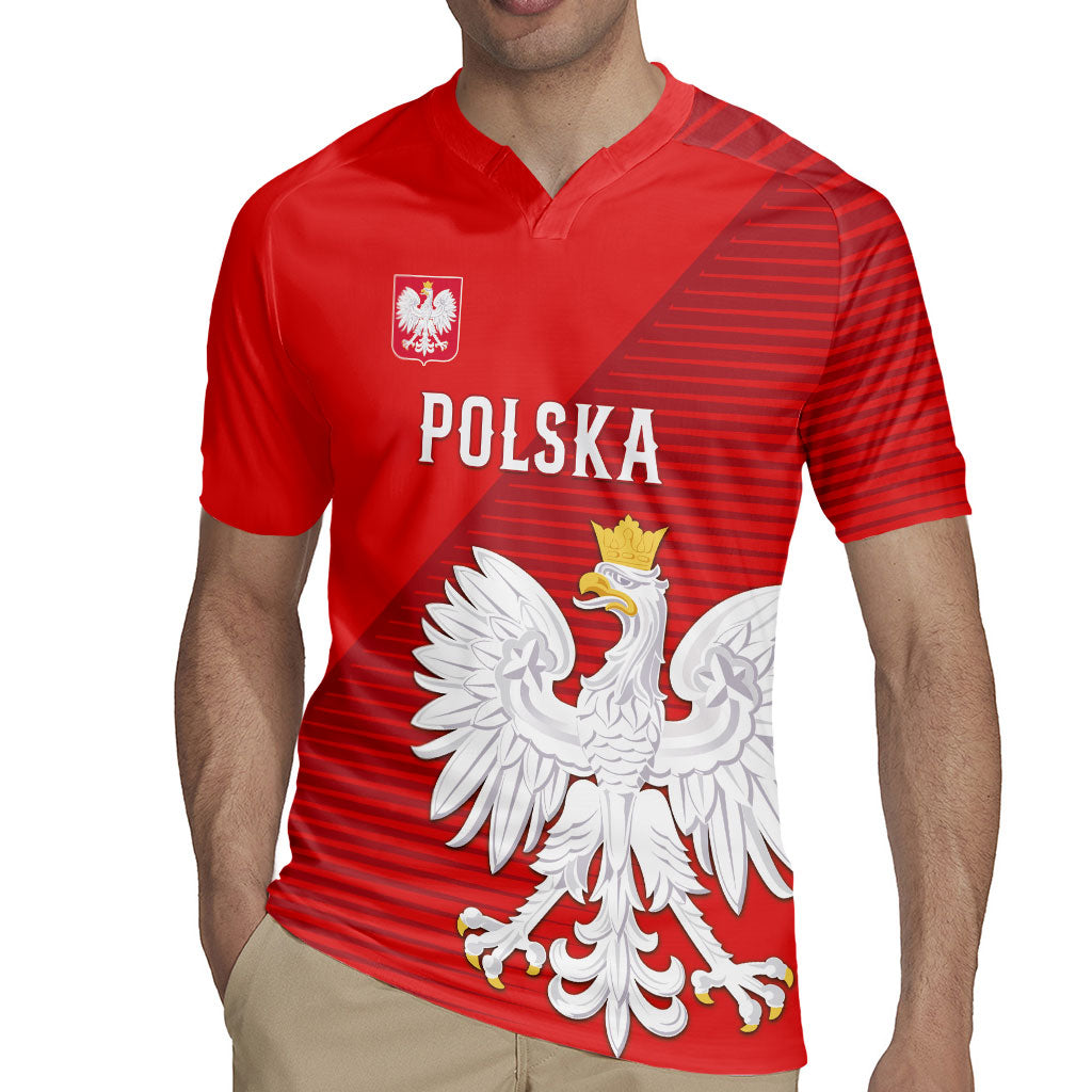 Custom Poland Football Rugby Jersey Go Bialo-Czerwoni Champions Red