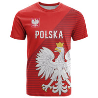 Custom Poland Football T Shirt Go Bialo-Czerwoni Champions Red