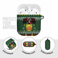 Glamorgan Wales Christmas AirPods Case Cymru Dragon And Daffodil - Wonder Print Shop