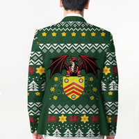 Glamorgan Wales Christmas Blazer Cymru Dragon And Daffodil - Wonder Print Shop