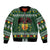 Glamorgan Wales Christmas Bomber Jacket Cymru Dragon And Daffodil - Wonder Print Shop