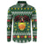 Glamorgan Wales Christmas Button Sweatshirt Cymru Dragon And Daffodil - Wonder Print Shop