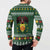 Glamorgan Wales Christmas Button Sweatshirt Cymru Dragon And Daffodil - Wonder Print Shop