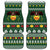 Glamorgan Wales Christmas Car Mats Cymru Dragon And Daffodil - Wonder Print Shop