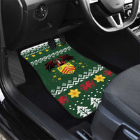 Glamorgan Wales Christmas Car Mats Cymru Dragon And Daffodil - Wonder Print Shop