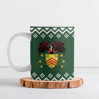 Glamorgan Wales Christmas Ceramic Mug Cymru Dragon And Daffodil - Wonder Print Shop