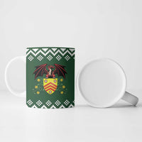 Glamorgan Wales Christmas Ceramic Mug Cymru Dragon And Daffodil - Wonder Print Shop