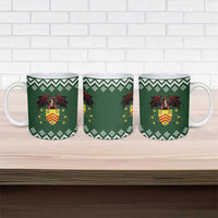 Glamorgan Wales Christmas Ceramic Mug Cymru Dragon And Daffodil - Wonder Print Shop