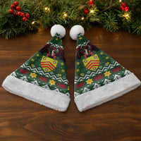 Glamorgan Wales Christmas Santa Hat Cymru Dragon And Daffodil - Wonder Print Shop