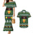 Glamorgan Wales Christmas Couples Matching Mermaid Dress and Hawaiian Shirt Cymru Dragon And Daffodil - Wonder Print Shop