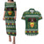 Glamorgan Wales Christmas Couples Matching Puletasi and Hawaiian Shirt Cymru Dragon And Daffodil - Wonder Print Shop