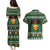 Glamorgan Wales Christmas Couples Matching Puletasi and Hawaiian Shirt Cymru Dragon And Daffodil - Wonder Print Shop
