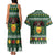 Glamorgan Wales Christmas Couples Matching Tank Maxi Dress and Hawaiian Shirt Cymru Dragon And Daffodil - Wonder Print Shop