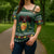 Glamorgan Wales Christmas Cross Shoulder Shirt Cymru Dragon And Daffodil - Wonder Print Shop