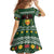 Glamorgan Wales Christmas Family Matching Long Sleeve Bodycon Dress and Hawaiian Shirt Cymru Dragon And Daffodil - Wonder Print Shop