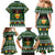 Glamorgan Wales Christmas Family Matching Mermaid Dress and Hawaiian Shirt Cymru Dragon And Daffodil - Wonder Print Shop