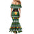 Glamorgan Wales Christmas Family Matching Mermaid Dress and Hawaiian Shirt Cymru Dragon And Daffodil - Wonder Print Shop
