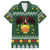 Glamorgan Wales Christmas Family Matching Off The Shoulder Long Sleeve Dress and Hawaiian Shirt Cymru Dragon And Daffodil - Wonder Print Shop