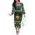 Glamorgan Wales Christmas Family Matching Off The Shoulder Long Sleeve Dress and Hawaiian Shirt Cymru Dragon And Daffodil - Wonder Print Shop