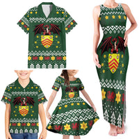 Glamorgan Wales Christmas Family Matching Tank Maxi Dress and Hawaiian Shirt Cymru Dragon And Daffodil - Wonder Print Shop