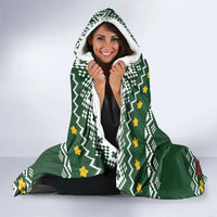 Glamorgan Wales Christmas Hooded Blanket Cymru Dragon And Daffodil - Wonder Print Shop