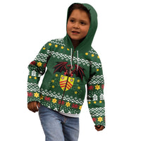 Glamorgan Wales Christmas Kid Hoodie Cymru Dragon And Daffodil - Wonder Print Shop