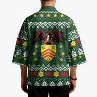 Glamorgan Wales Christmas Kimono Cymru Dragon And Daffodil - Wonder Print Shop