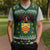 Glamorgan Wales Christmas Knitted V-Neck Vest Cymru Dragon And Daffodil - Wonder Print Shop